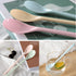 5Pcs Melamine Long Handle Mixing Spoon 7.2 Inch, Coffee Spoons Colorful Plastic Latte Machiatto, Tall Iced Tea, Ice Cream Sundae, Cocktail, Hot Ch...