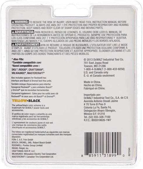 DEWALT Dwa4219 Oscillating Carbide Grout Removal Blade...