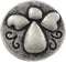Bezelry 12 Pieces Baby Angel Oval Antique Silver Color Metal Shank Buttons. 18mm X 15mm...