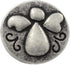 Bezelry 12 Pieces Baby Angel Oval Antique Silver Color Metal Shank Buttons. 18mm X 15mm...