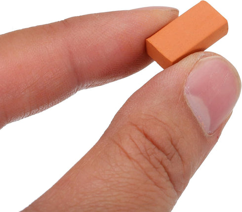 MECCANIXITY Miniature Bricks Clay Mini Wall Brick Model Brick Building Set for Model Building Dolls Pet Houses Garden Red Pack of 300 Scale 1/16 1...