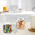 Fasmov 25 Pack 8 Ounce Clear Plastic Jars Containers with Screw On Lids, Round Empty Plastic Slime Storage Containers for Kitchen & Household Stor...