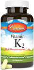 Carlson - Vitamin K2 MK-4 (Menatetrenone), 5 mg, Vitamin K Supplement, Bone Support, K2 Vitamin, Soy-Free, Vitamin K-2, 180 Capsules...