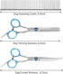 Premium Dog Grooming Scissors with Safety Round Tips, 3 in 1 Dog Grooming Scissors Kit, 4CR Stainless Steel Premium Pet Grooming Shears for Dog, S...