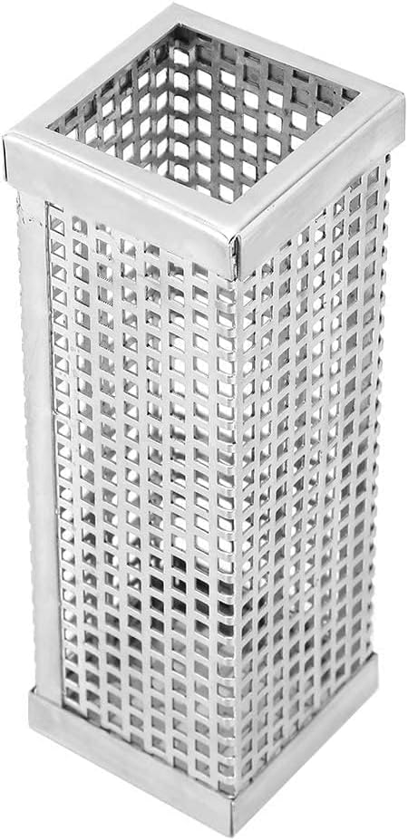 Pellet Smoker Tube 6 Inch Stainless Steel Perforated Wood Pellet Tube Smoker, Smoke Tube Box for Pellets Grill BBQ Cold Smoker Generator Tube, for...