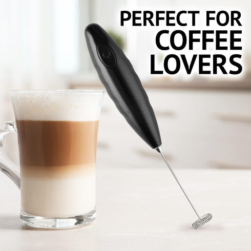 Milk Boss Matcha Whisk - Handheld Electric Stirrer - Matcha Frother Wand & Drink Mixer - Electric Whisk for Matcha Tea & Green Tea - Durable Stain...