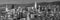 PHOTOSBYJON San Francisco Skyline 2018 Photo Print UNFRAMED Dusk BW Black & White City Downtown SF 11.75 inches x 36 inches Photographic Panorama ...