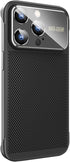 Losin Heat Dissipation Phone Case for iPhone 13 Pro with Window Glass Camera Lens Protection Frameless Breathable Cooling Hollow Design Slim Borde...