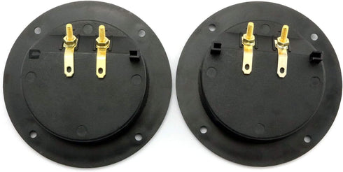 2PCS 4-Inch Round Screw-in Speaker Box Terminal Cup Binding Post for Car/Home Audio...