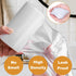 0.5 Gal Trash Bags Small 240 pcs Clear Strong Tiny Garbage Bags for Mini Desk Trash Can, Fit 0.4-0.8 Gal...