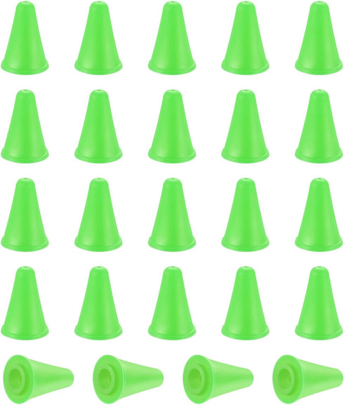 PATIKIL 2mm Knitting Needle Point Protectors, 24 Pack Needle Tip Stoppers Covers Caps Stitch Stopper for Crochet Quilting Sewing DIY Crafts, Green...