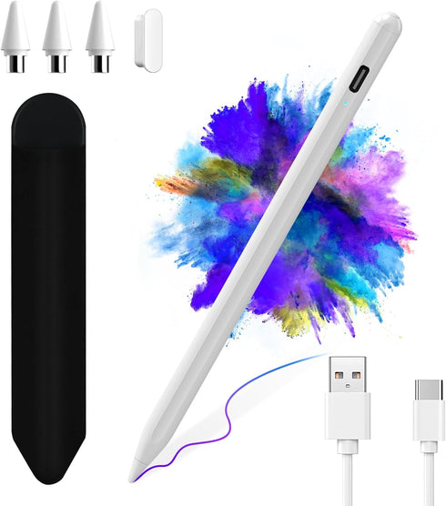 Stylus Pen for Android Tablets Phones Stylus Pencil for Samsung iPhone, Active Universal Stylus Pens for iOS/Android Most Tablets, High Precision ...