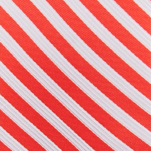 Jacob Alexander Candy Cane Red White Stripe Pocket Square Handkerchief...