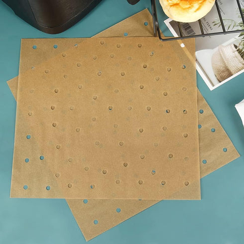 BYKITCHEN Air Fryer Oven Liners, 11x12 Inches, Nonstick Unbleached Rectangular Airfryer Parchment Paper for Ninja Foodi Air Fryer Toaster Ovens, X...