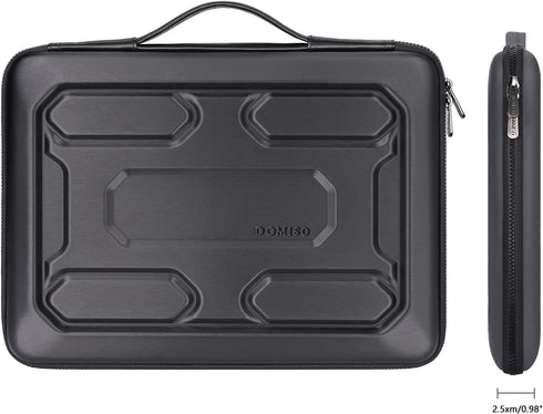 DOMISO 17 inch Laptop Sleeve with Handle Shockproof Computer Bag Waterproof EVA Protective Carrying Case for 17.3" MSI GS73VR Stealth Pro/HP Envy ...