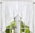 Ellis Curtain Stacey Sheer Balloon Valance, 60" x 15", White...