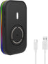 Mouse Jiggler for Laptops, PC Undetectable Mouse Mover Pad Moves Randomly with RGB ON/Off Interval Timer,USB-C Automatic Simulator Shaker, Keeps C...