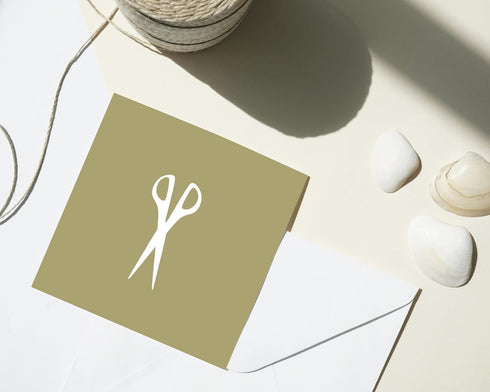 Scissors Style Design Stencil, 4-Inch, Reusable Mylar Cutout for Art, Crafts & DIY Projects...