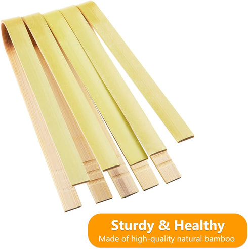 30 Pcs Wooden Tongs for Charcuterie Mini Bamboo Tongs Disposable Tongs for Serving Food NaturaL Wooden Cooking Toast Tongs...
