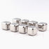 DERNORD Exclusive Stainless Steel Whiskey Stones - High Cooling technology Ice Cubes Chilling Rocks Reusable Wine Stone Durable Beer Drink Freezer...