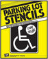 Hy-Ko Products PLS-10 Handicap Parking Lot Stencil 32.5" x 25" White...