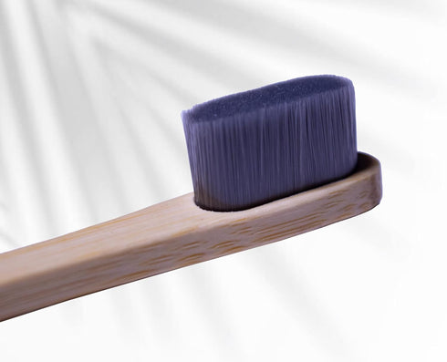 Natureverr Bamboo Toothbrushes 4 Pieces Bristle Toothbrush, Eco-Friendly Toothbrushes, Biodegradable Toothbrushes, Natural Wooden Toothbrush, Char...