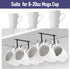 Coffee Cup Holder-Mug Hooks Holder for Cabinet,Cup Organizer for Kitchen Cabinets and Storage Handing Coffee Cup Mug Rack for Kitchen Cabinet Orga...