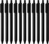 Kaco Gel Pens, 0.5mm Fine Point, Black Ink 10 Count, Quick Dry Smooth Writing, Aesthetic School Office Supplies Refillable Retractable...