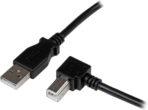 3m USB 2.0 A to Right Angle B Cable - M/M...