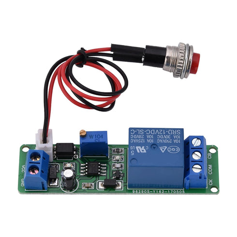Jadeshay DC 12V Adjustable Timer Delay Module, High Precision Turn Off Relay Switch 1-10sec for Automation, Robotics, Intelligent Systems......