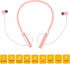 BT 5.2 Neckband Earbuds, Magnetic Headphones, IPX5 Waterproof Stereo Ergonomic Enhanced Bass Sports Earphone with Multi Functional Buttons for Exe...