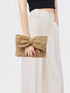 Verdusa Women's Bow Wrist Handbags Woven Purse Top Handle Straw Clutches...
