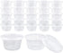 Augshy 40 Pack Small Slime Containers with Lids, Jello Shot Cups Condiment Containers Plastic Portion Cups with Lids for Salad Dressing Food Stora...