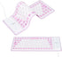Silicone Keyboard, Foldable Flexible Keyboard USB Wired Gaming Keyboard, 85 Keys, Fully Sealed Design, Roll-up Silent Soft Keyboard, Waterproof, D...