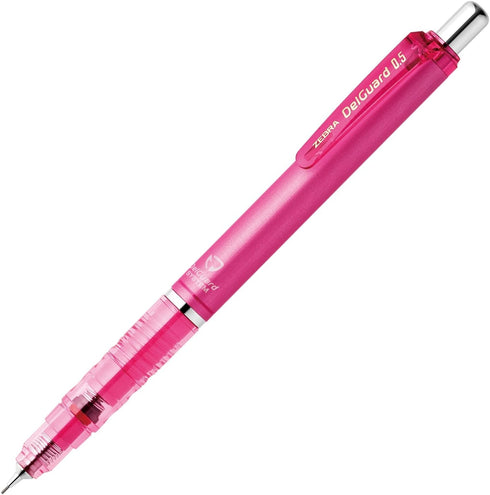 Zebra DelGuard 0.5mm Lead Mechanical Pencil, Pink Body (P-MA85-P)...