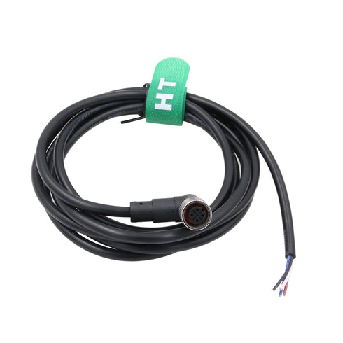 Sensor Actuator M12 A Coded 4 pin Elbow Female Shield Cable to Open Wire for Industrial Automation, Device Network DeviceNet, CANopen, IO Link, Pr...