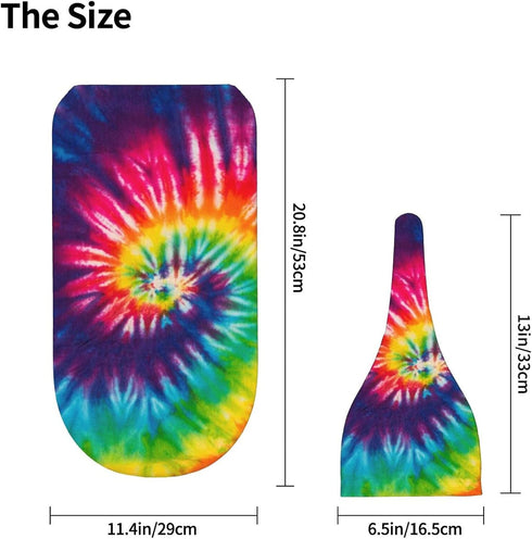 Tie Dye Colorful Rainbow Newborn Swaddle Blankets Beanie Hat Sets Soft and Stretchy Baby Blanket Swaddle Sack for Baby Shower Infant Boy and Girl...