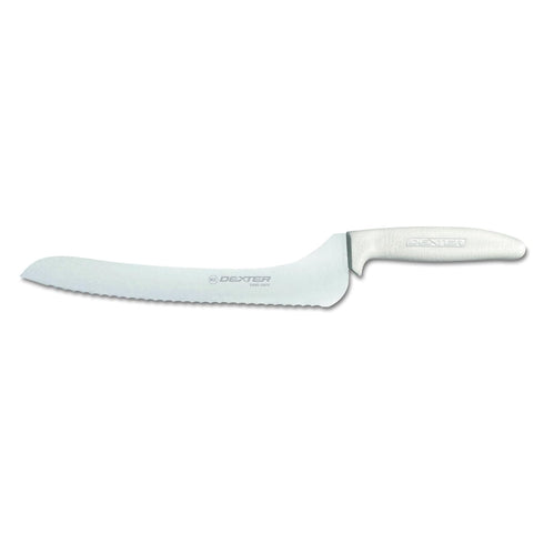 Sani-Safe S163-9SC-PCP 9" Scalloped Offset Sandwich Knife with Polypropylene Handle...