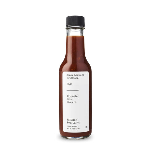 Señor Lechuga Hot Sauce – Hot Sauce Made from Carolina Reaper Peppers and Habanero Pepper – .002 Chipotle, Salt, Reaper...