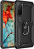 Military Grade Drop Impact for Samsung Galaxy S21 Plus Case 360 Metal Rotating Ring Kickstand Holder Armor Heavy Duty Shockproof Case for Galaxy S...