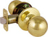 Design House 782912 Ball Passage Hall and Closet Door Knob, Polished Brass...