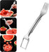 2-in-1 Multifunctional Watermelon Fork Slicer Cutter Stainless Steel Dual Head Fruit Forks Slicer Knife for Kitchen Gadget (1Pcs)...