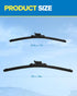 PHILTOP Front Windshield Wiper Blades 24"+17" Replacement for Equinox Terrain 2010 2011 2012 2013 2014 2015 2016 2017...