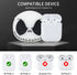 Compatible with Apple Airpods 2nd / 1st Generation Case Cover with Cleaner Kit and Cute Panda Keychain, 3D Luminous Airpod Case Funny Anime Cool S...