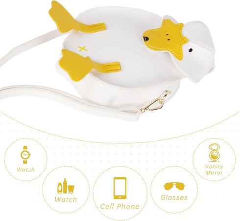 Lanpet New Unique Animal Shape Design Cross Body Bags Duck Clutch Purses Novel Shoulder Messenger Bag...