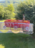 Window Hummingbird Feeder, Plastic Humming Bird Feeder with 3 Strong Suction Cups, Easy to Clean and Refil,Built-in Moat (10oz) (1, Red)...