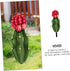 Decorative Garden Inserts Metal Cactus Stake Easter Yard Sign Lawn Ornaments Cactus Yard Art Plant Pick Yard Ornament Plants for Outside Lawn Deco...