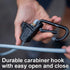 National Hardware N263-081 Bungee Cords with Carabiner 2 Pack Tie Down Straps with Adjustable Length, Useful as Car Hooks, Truck Accessories and G...