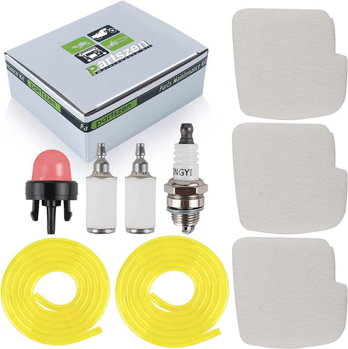530057869 Air Filter for Poulan 4218A 4218AVX Poulan Pro 42cc Chainsaw Parts with Fuel Filter with Spark Plug with Primer Bulb...