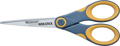 Westcott Titanium Bonded Non Stick Scissors, 7" Straight (14851)...